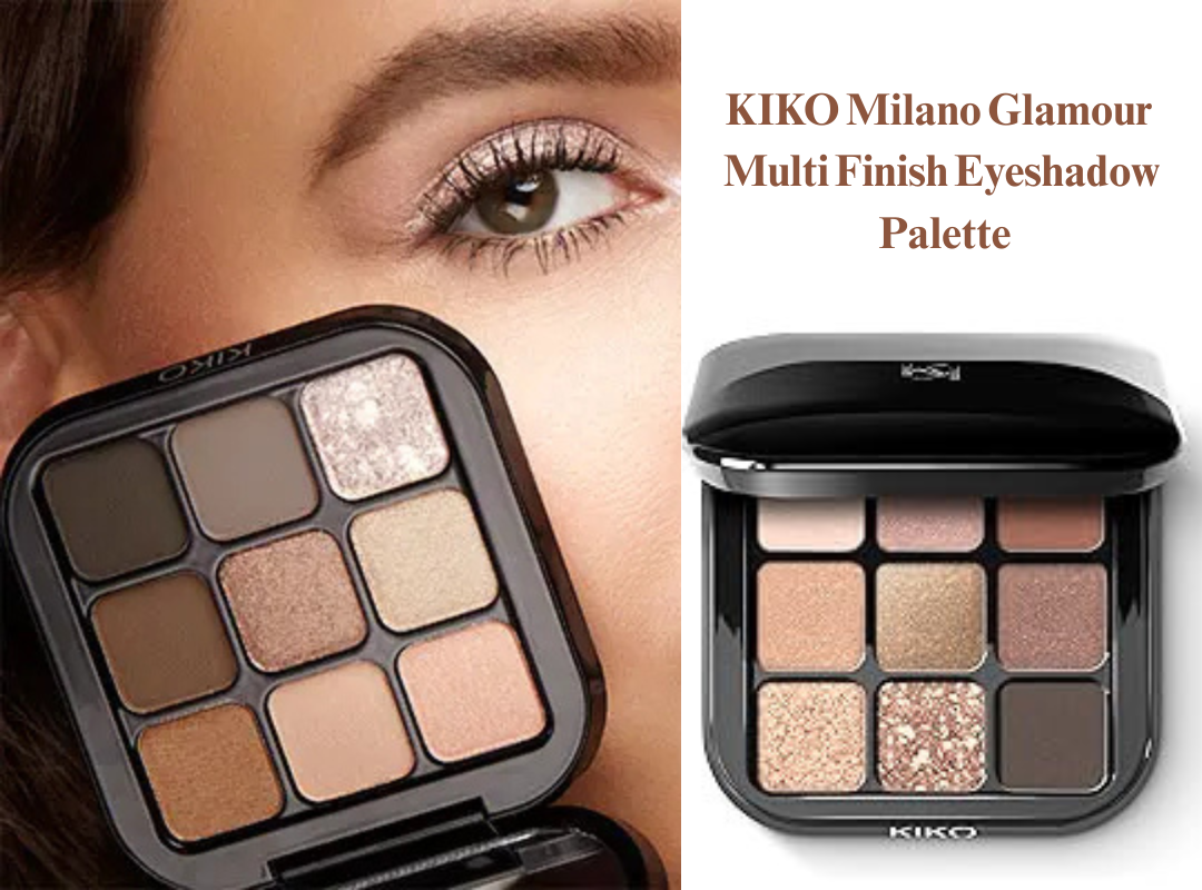 KIKO Milano Glamour Multi Finish Eyeshadow Palette -site-entretons