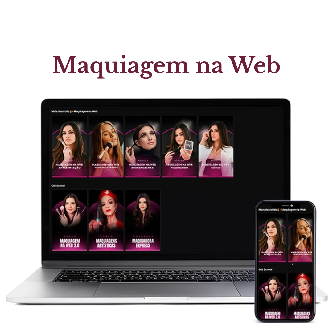 maquiagem na web
