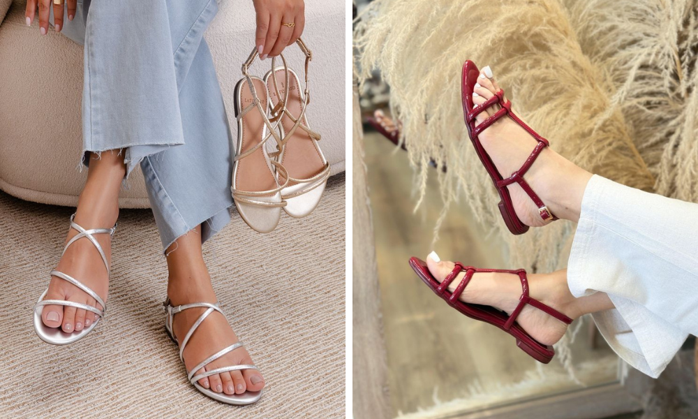 Sapatos Femininos 2026: 7 Modelos Que Estão em Alta e Dominando as Tendências! 4 Sapatos Femininos 2026 Sandalias Minimalistas
