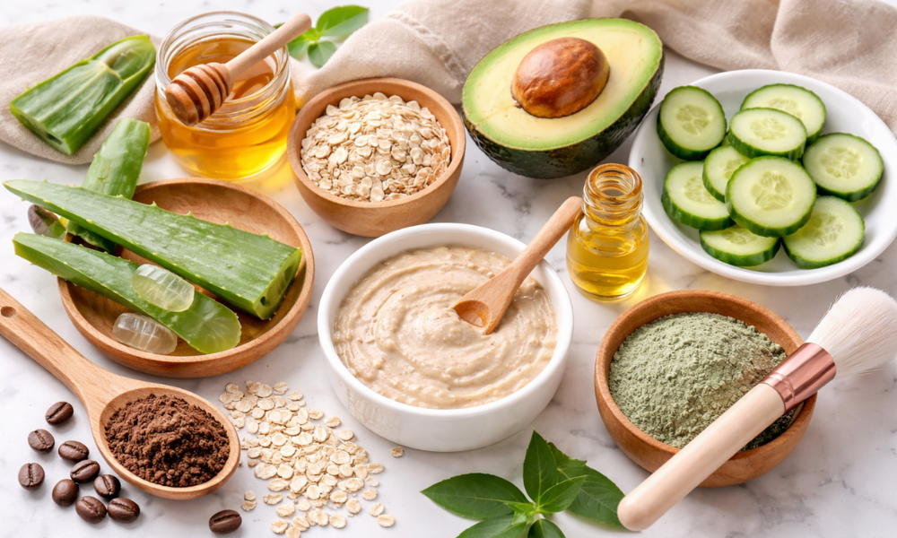 7 Máscaras Faciais Caseiras Que Realmente Funcionam (E São Fáceis de Fazer)!