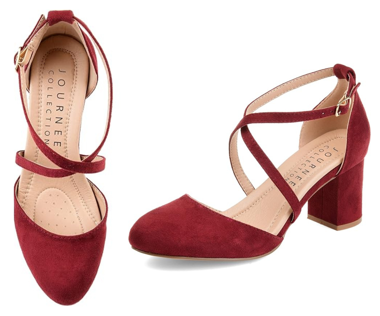Sapato feminino confortável da Journee-VINHO