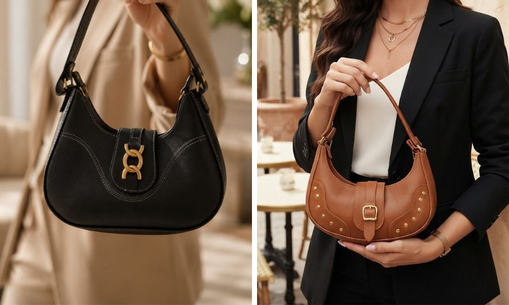 Bolsas de luxo silencioso: 6 modelos elegantes que transformam qualquer look em 2026! 8 Bolsa baguete moderna
